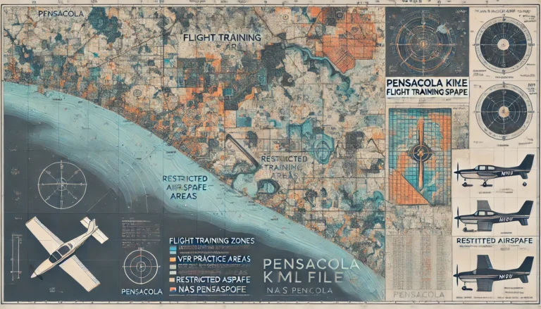 Pensacola KML File Flight Training Areas